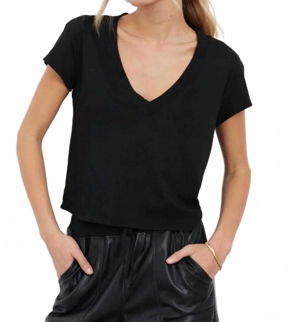 NEW LAMADE suri tee in black